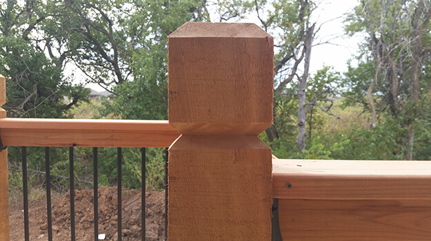 Deck Post, Handrail, and Balusters